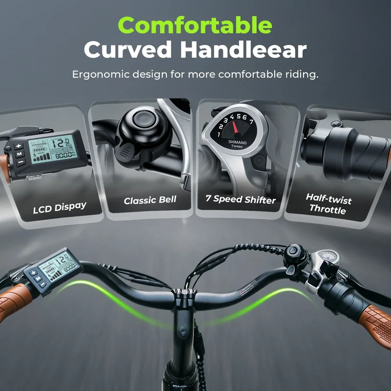 isinwheel Ucity Step-Through Electric Bike Canada