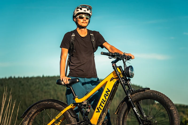 VITILAN T7 Pro Full Suspension Electric Bike Canada