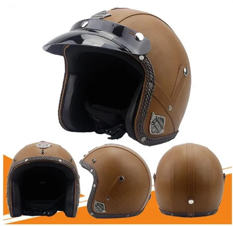 Casque Trottinette Casque Vintage BlackEye marron