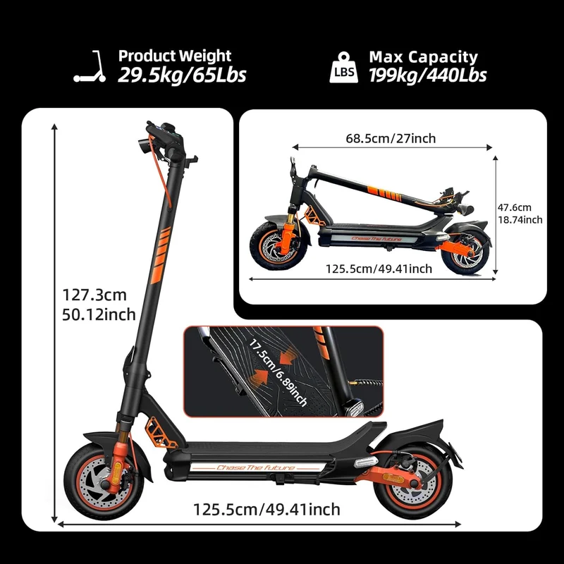 CUNFON RZ1000 Dual Motor Electric Scooter Canada
