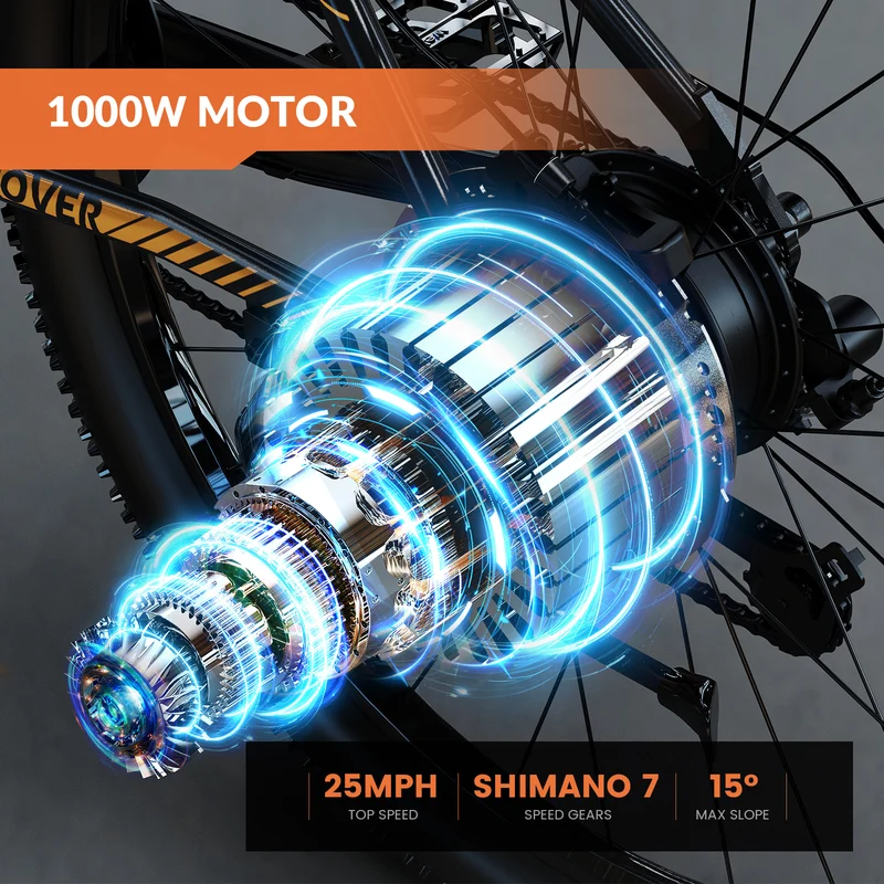 5TH WHEEL Rover PB17 / EB17PRO Electric Bike - Canada