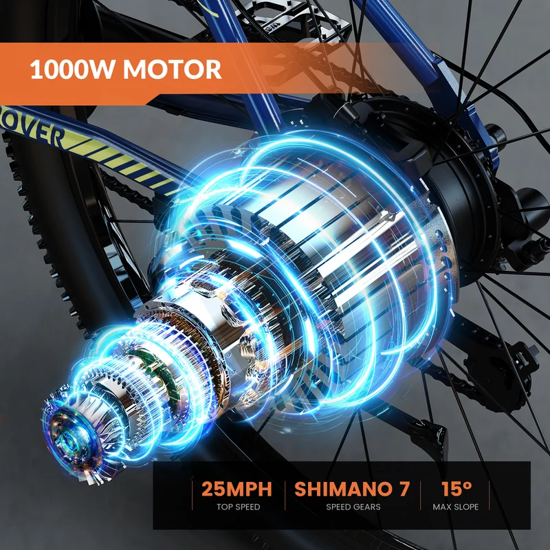 5TH WHEEL Rover PB17 / EB17PRO Electric Bike - Canada
