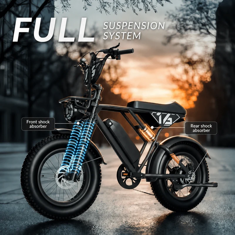 INVANTI EB16 Retro Electric Bike – Canada (formerly 5TH WHEEL Knight EB16)