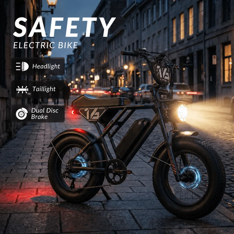 INVANTI EB16 Retro Electric Bike – Canada (formerly 5TH WHEEL Knight EB16)