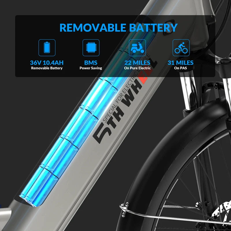 5TH WHEEL Melody LB18 Commuter Electric Bike - Canada