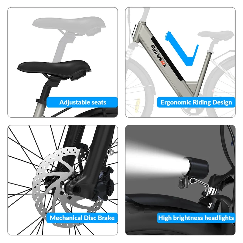5TH WHEEL Melody LB18 Commuter Electric Bike - Canada