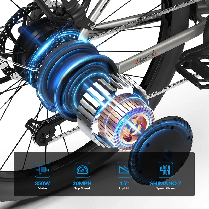 5TH WHEEL Melody LB18 Commuter Electric Bike - Canada