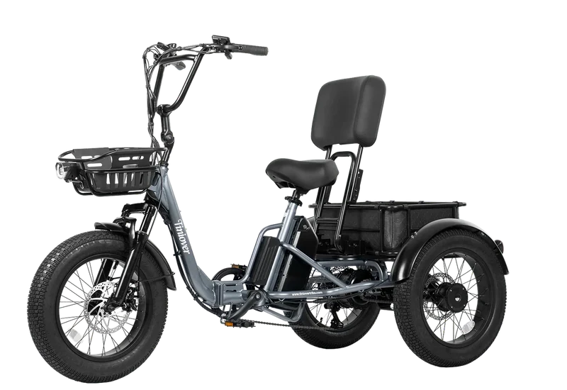Tiniover Creek Pro Electric Passenger Trike | 48V 20Ah