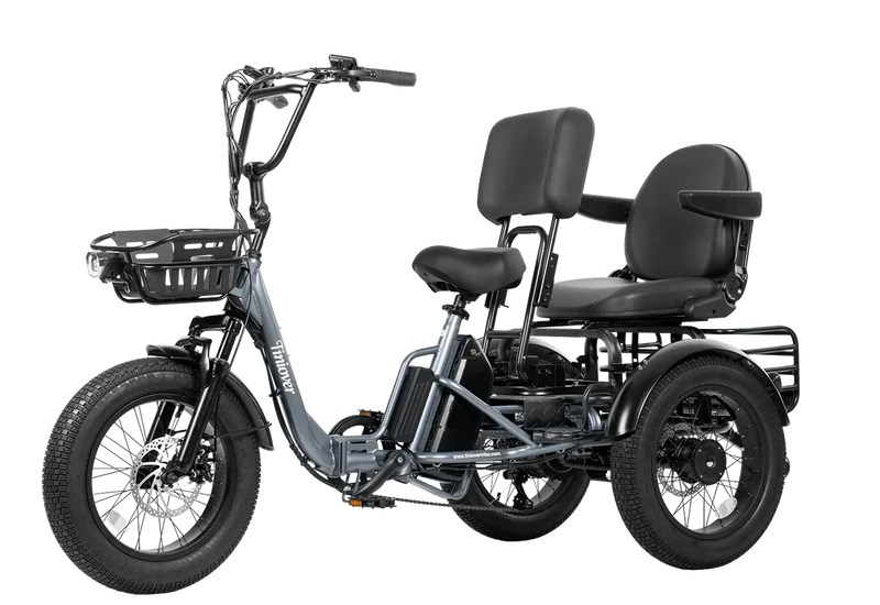 Tiniover Creek Pro Electric Passenger Trike | 48V 20Ah