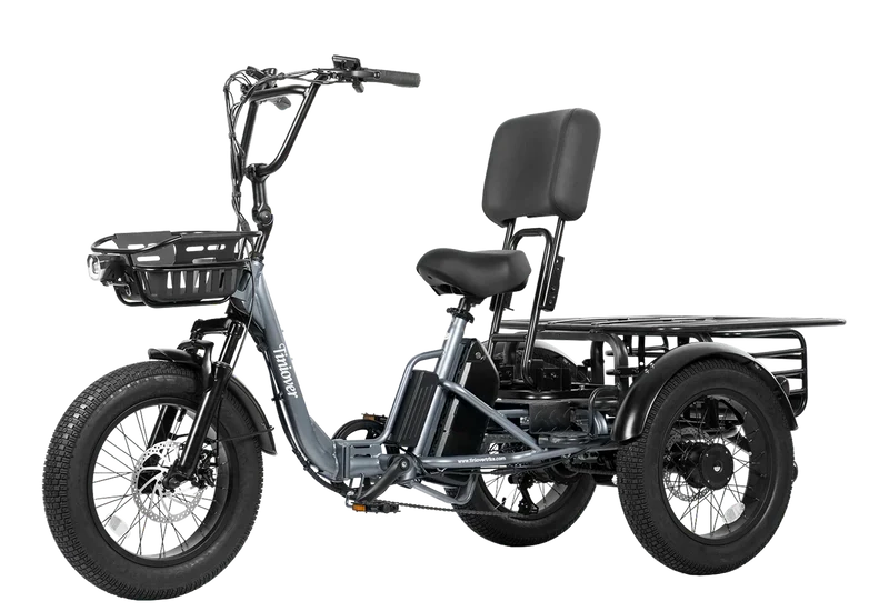 Tiniover Creek Pro Electric Passenger Trike | 48V 20Ah