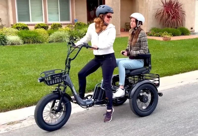 Tiniover Creek Pro Electric Passenger Trike | 48V 20Ah