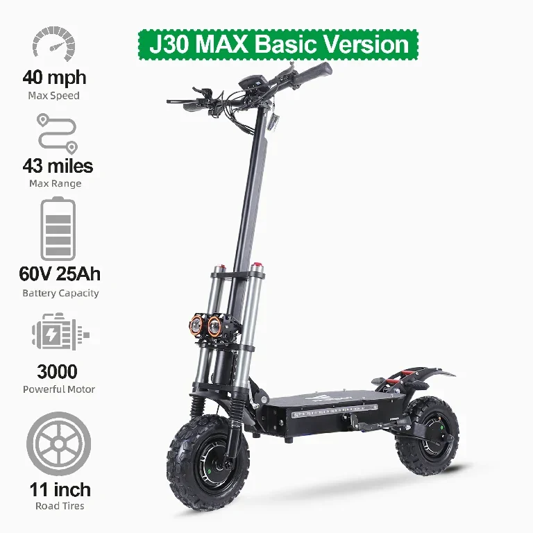 Freeboy J30 Max Dual-Motor Electric Scooter