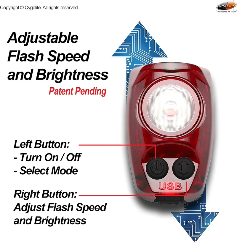 Cygolite Hotshot Pro 150 USB Rear Bike Light