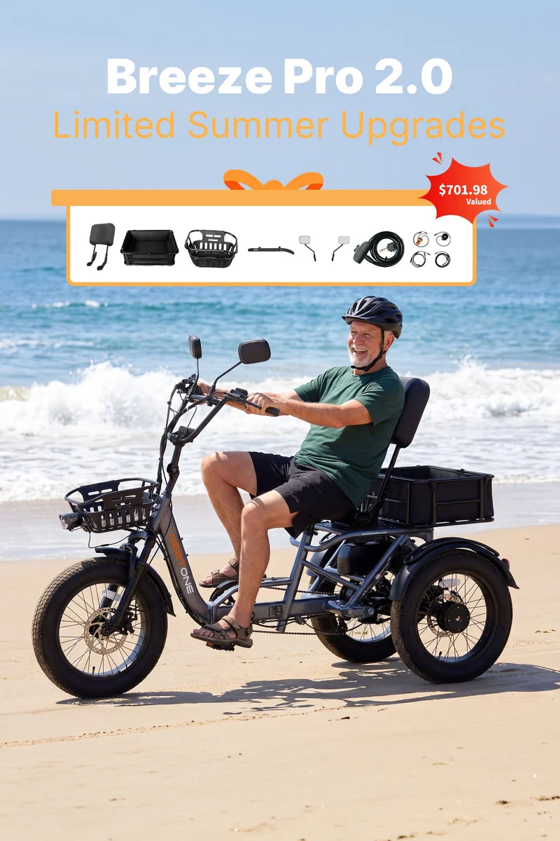Meet One Breeze Pro 2.0 Electric Trike Canada