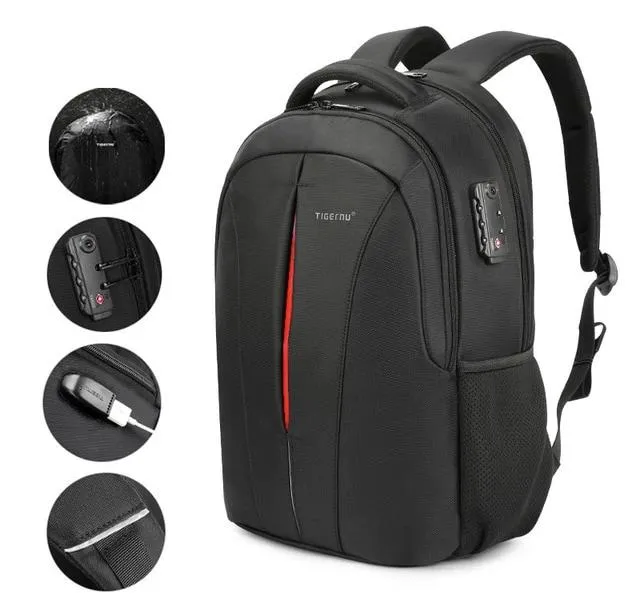 Sac à Dos Trottinette Électrique Réfléchissant avec USB & Antivol