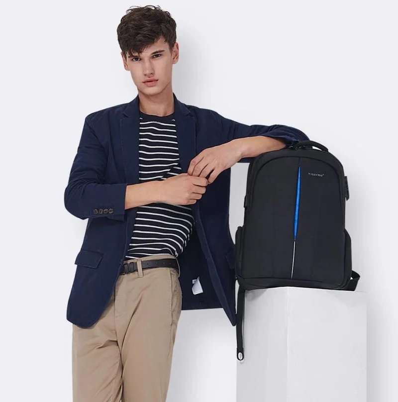 Sac à Dos Trottinette Électrique Réfléchissant avec USB & Antivol