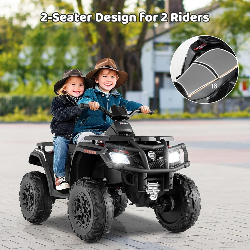 OLAKIDS 24V 4WD 2-Seater Kids ATV Canada
