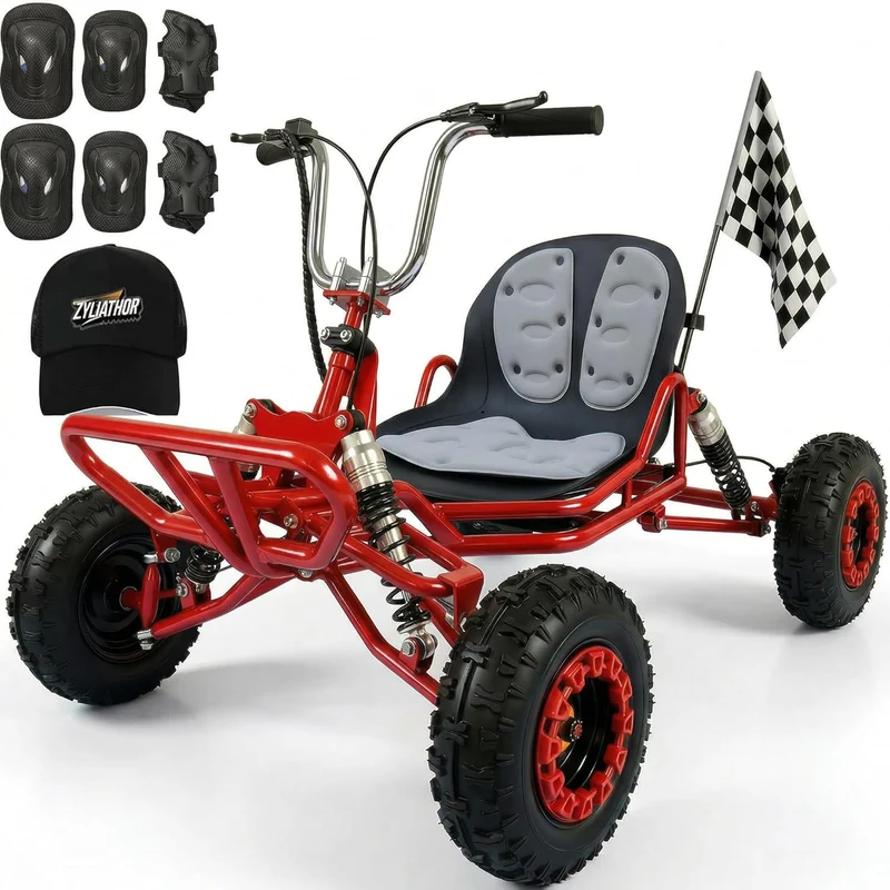 Zyliathor 63cc Gas Go-Kart Canada - Red
