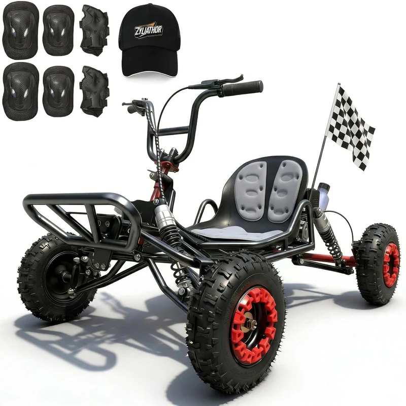 Zyliathor 63cc Gas Go-Kart Canada - Red