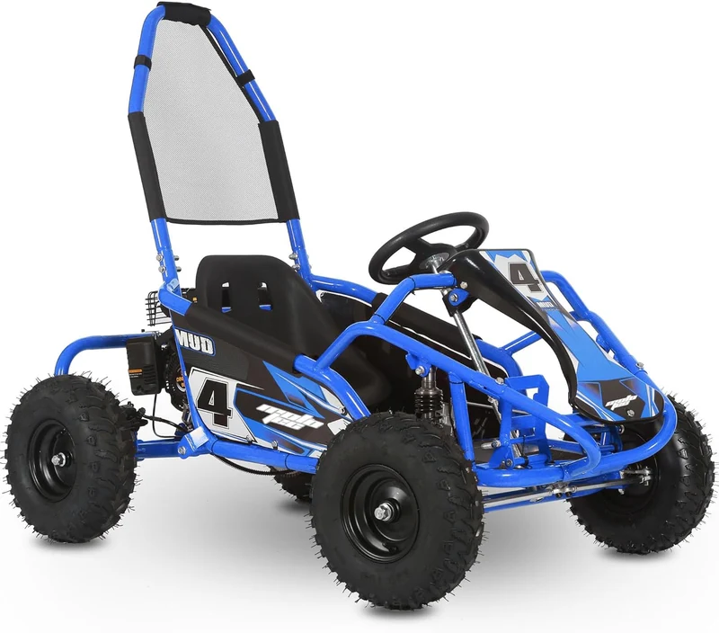 MotoTec Mud Monster 98cc Gas Go-Kart Canada - Blue