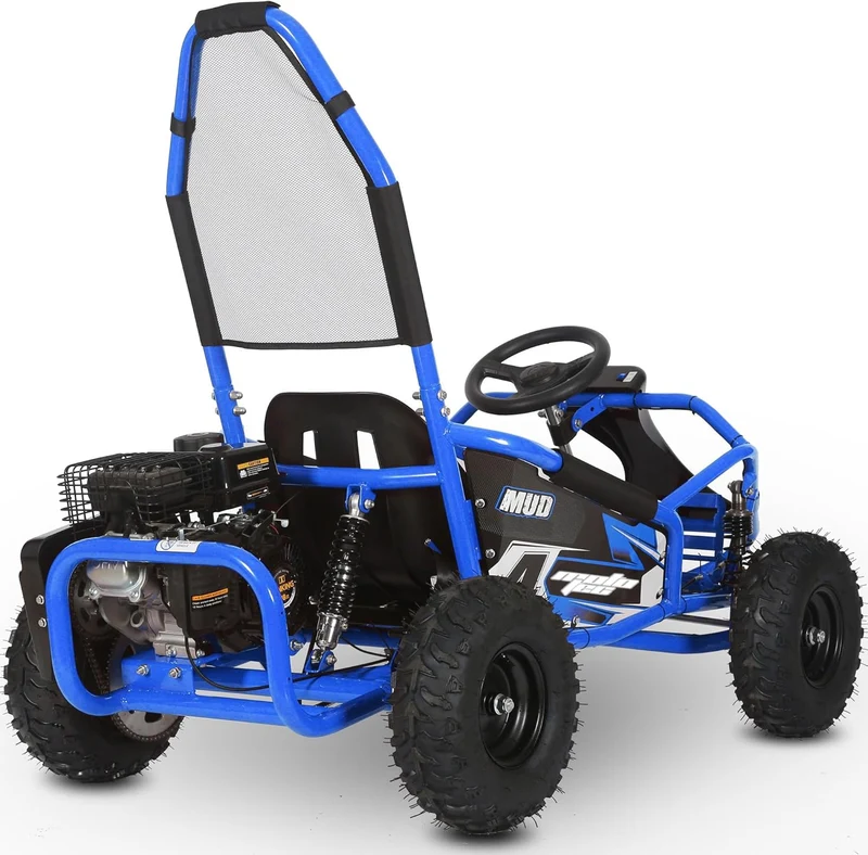 MotoTec Mud Monster 98cc Gas Go-Kart Canada - Blue
