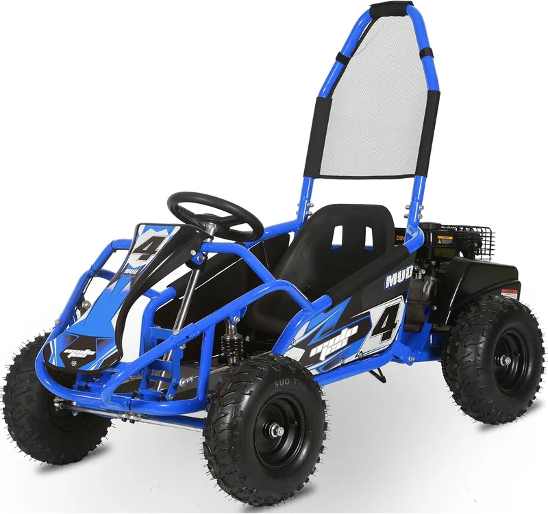MotoTec Mud Monster 98cc Gas Go-Kart Canada - Blue