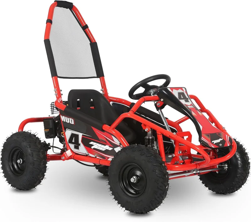 MotoTec Mud Monster 98cc Gas Go-Kart Canada - Red
