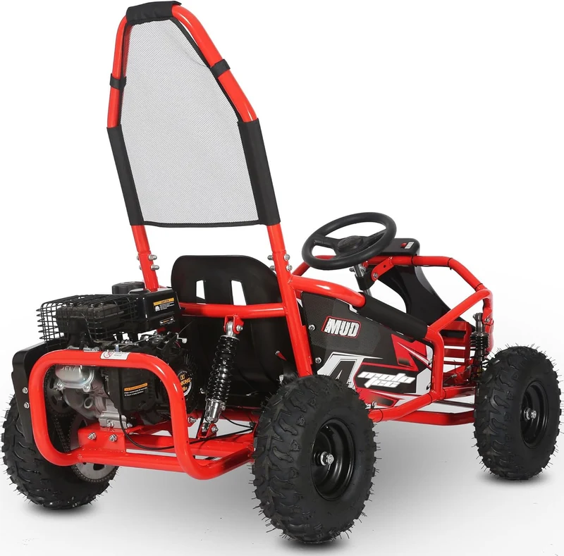 MotoTec Mud Monster 98cc Gas Go-Kart Canada - Red