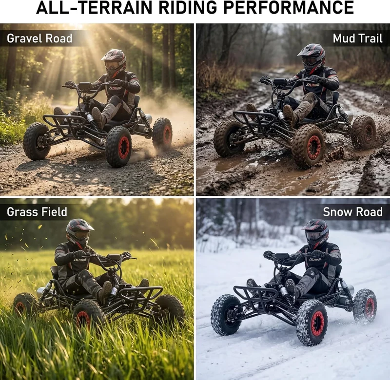 Zyliathor 48V 2000W Electric Go-Kart Canada