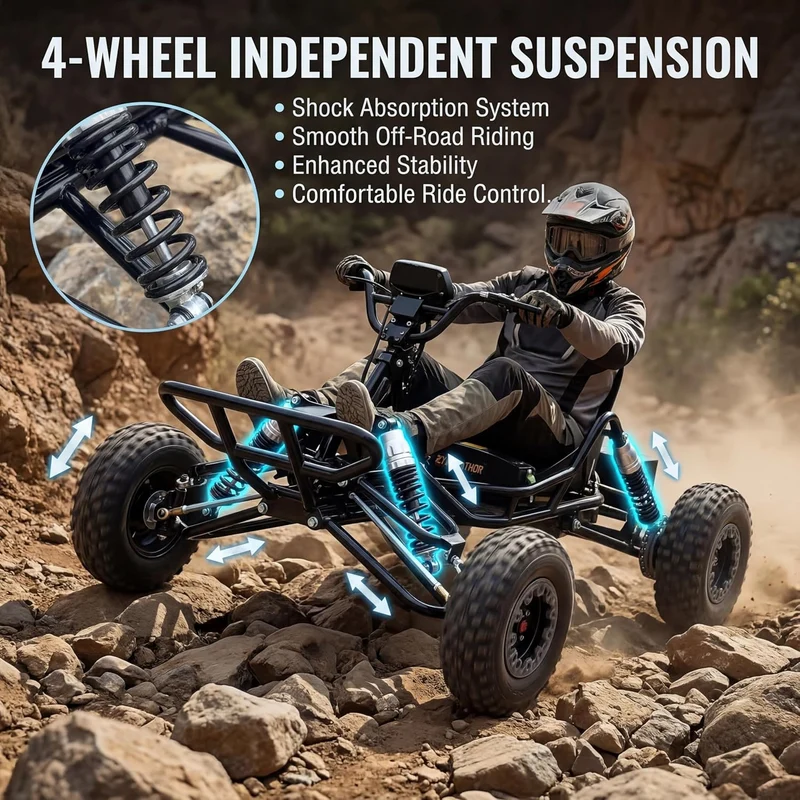 Zyliathor 48V 2000W Electric Go-Kart Canada