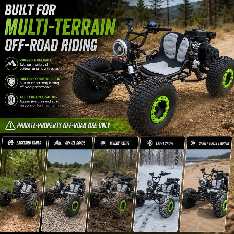 Zyliathor 212cc Gas Go-Kart Canada