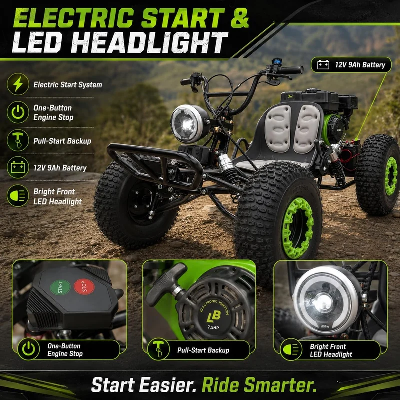 Zyliathor 212cc Gas Go-Kart Canada