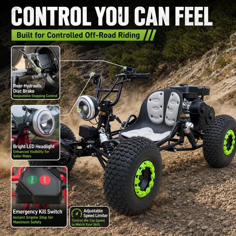 Zyliathor 212cc Gas Go-Kart Canada