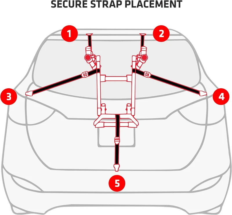 Allen Sports Deluxe 2-Bike Trunk Mount Rack Canada
