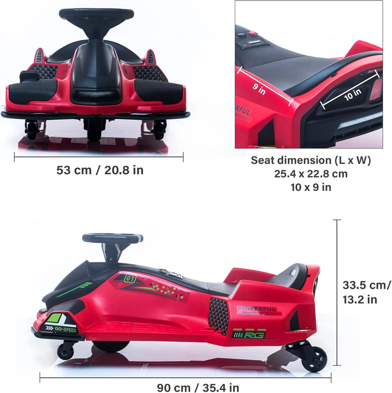 Voltz Toys ThunderDrift 24V Brushless Go-Kart Canada