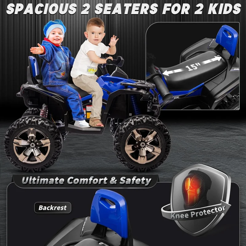 JOYRACER 24V 2-Seater 4x4 Kids ATV Canada