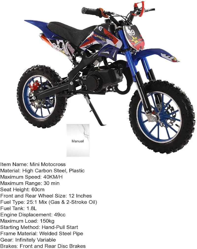 Lamphle 49cc Mini Dirt Bike Canada
