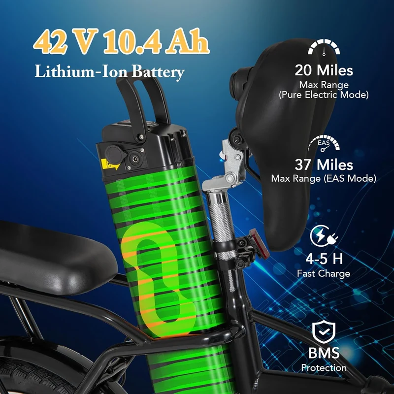 GYMAX Folding Electric Bike Canada