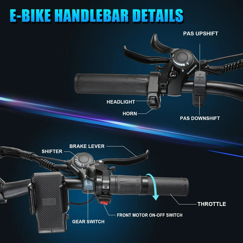 QIKAITU K800 1000W Electric Bike Canada