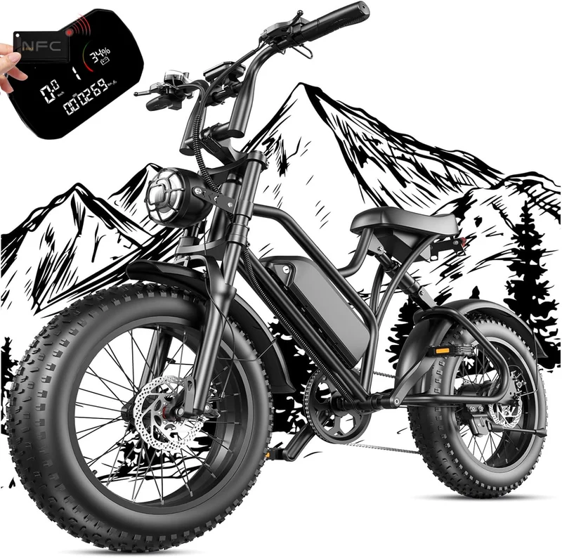 Otiamlar 20-Inch Fat Tire Electric Bike Canada