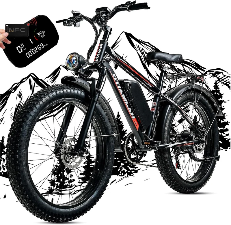 Otiamlar 20-Inch Fat Tire Electric Bike Canada
