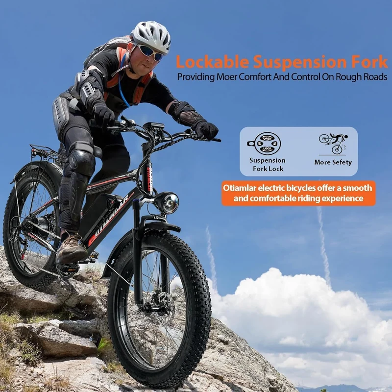 Otiamlar 26-Inch Fat Tire Electric Bike Canada