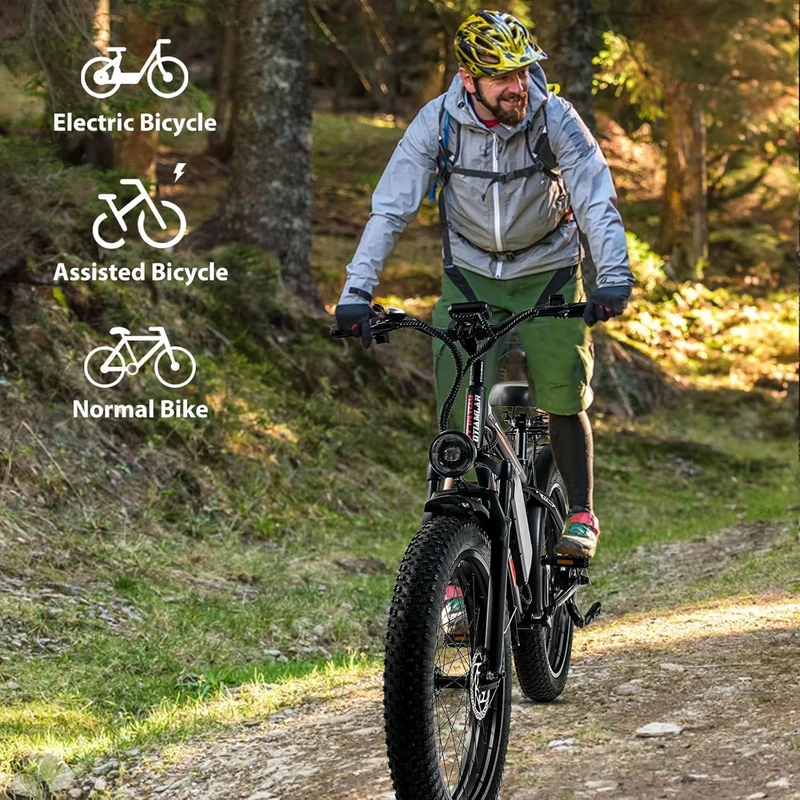 Otiamlar 26-Inch Fat Tire Electric Bike Canada