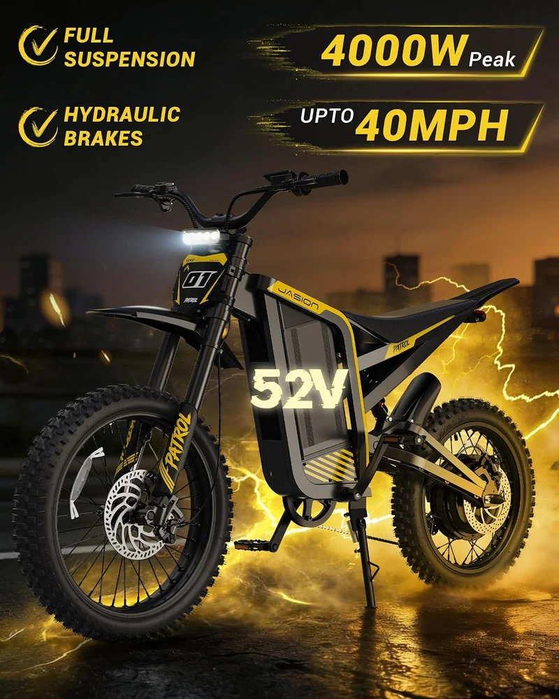 Jasion Patrol 52 Electric Dirt Bike Canada