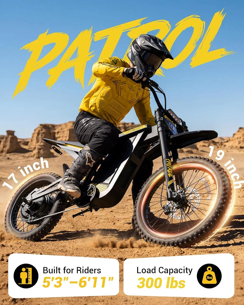 Jasion Patrol 52 Electric Dirt Bike Canada