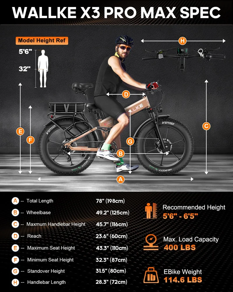 Wallke X3 Max Electric Bike Canada