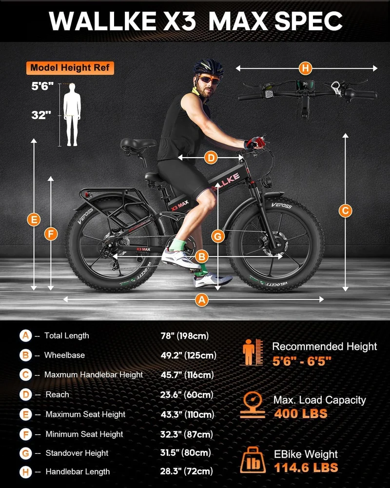 Wallke X3 Max Electric Bike Canada