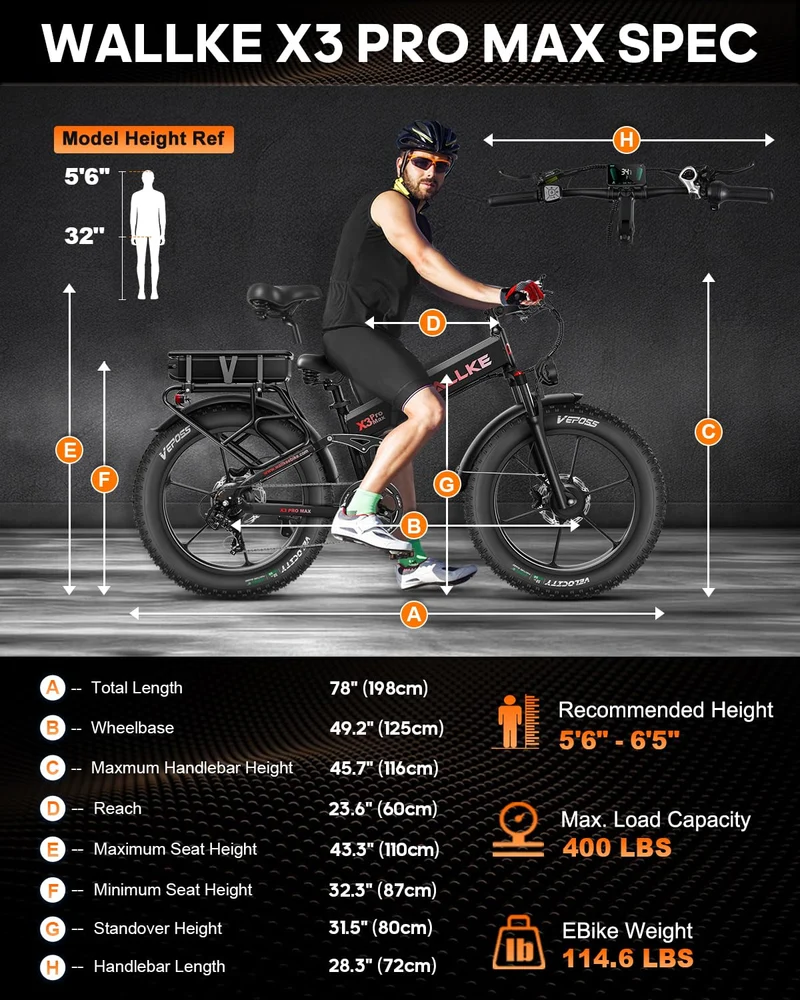 Wallke X3 Max Electric Bike Canada