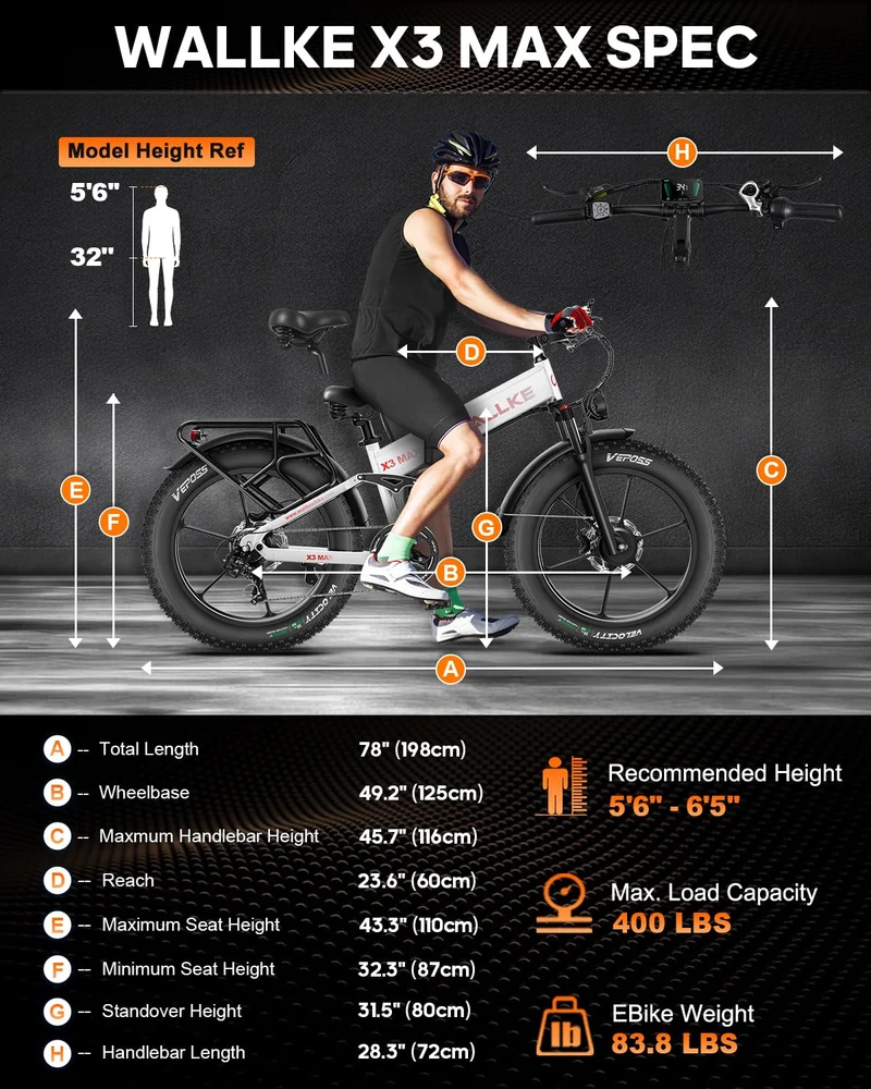 Wallke X3 Max Electric Bike Canada