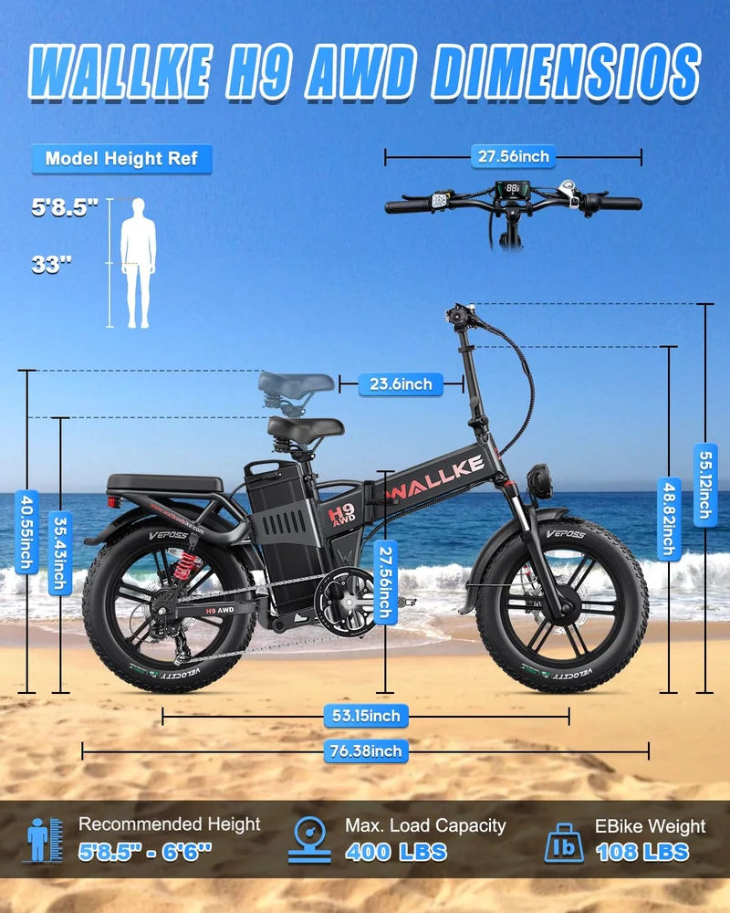 Wallke X3 Pro Electric Bike Canada